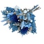 Boeket droogbloemen Wow Blue Jeans | Lengte ± 35 centimeter | Met blauwe droogbloemen