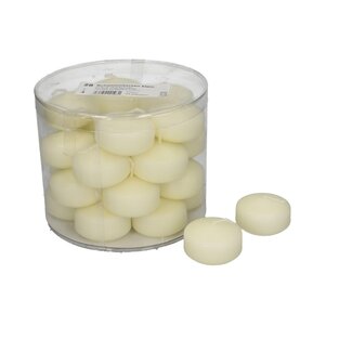 4A Floating candle | Colour: Ivory | Diameter 5 centimetres | Height 3 centimetres | Per 28 candles