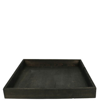 4A Wooden Tray | Colour: Dark Brown | Length 30 centimetres | Width 30 centimetres | Height 4 centimetres | Per 4 trays