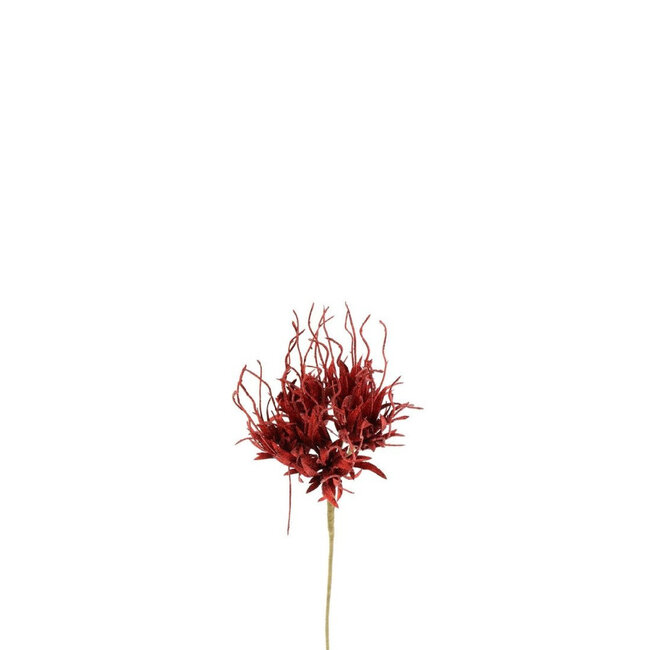 Splendid Carnation Artificial Flower | Colour: Red | Dianthus artificial flowers | Length ± 55 centimetres | Per 10 artificial flowers