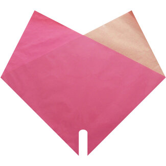 4A Covers Double Kraft | Colour: Pink | Length 35 centimetres | Width 35 centimetres | Per 50 covers