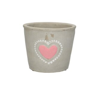 4A Keramiek Pot | Kleur: Roze | Diameter 13 centimeter | Hoogte 11 centimeter | Per 6 potten