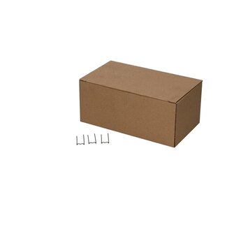 4A Steckklammer | Farbe: Grau | Breite 10 Millimeter | Länge 30 Millimeter | Pro Kilo