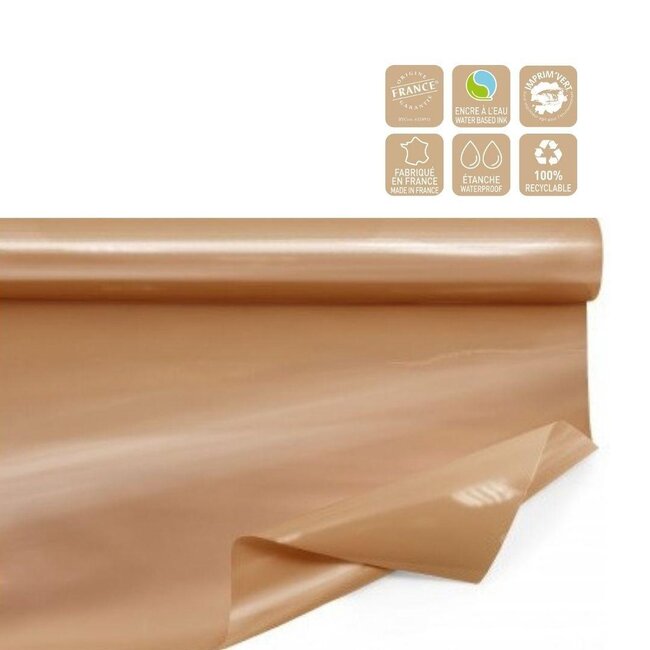 Film on Roll “Clayrbril” | Colour: Brown | Width 70 centimetres | Length 50 metres | Per roll