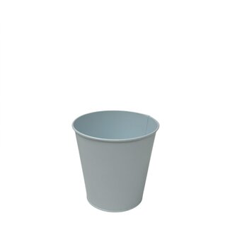 4A Zinc Flowerpot Plant Pot Bucket Milo” | Colour: Natural White | Diameter 12 centimetres | Height 12 centimetres | Per 12 buckets