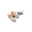 Ranonkels | Kleur: Champagne | Ranunculus of Boterbloemen kunstbloemen | Lengte ± 50 centimeter | Met 3 bloemen per tak