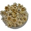 Heads White Helichrysum - Strawflowers | In resealable bucket | Weight ± 100 grams