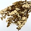 Gold-coloured Eucalyptus Espiral Cinerea dried flowers | Length ± 55 centimetres | Weight ± 150 grams