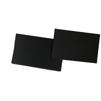 4A Label Card | Colour: Black | Width 10 centimetres | Height 6 centimetres | Per 25 labels