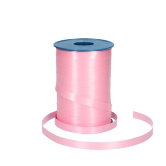 4A Krullint 020 | Kleur: Roze | Breedte 10 millimeter | Lengte 250 meter | Per rol