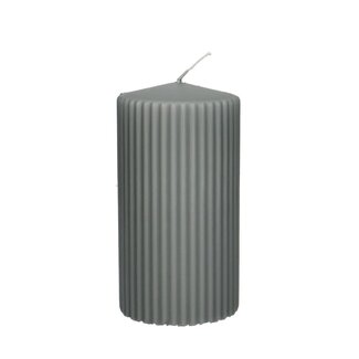 4A Kaars Stomp Ribbel d07*13cm