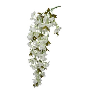 4A Bougainville Kunstbloemen Sierslinger | Kleur: Naturelle Wit | Lengte 126 centimeter | Per sierslinger