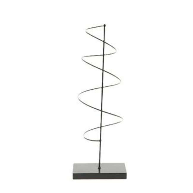 Deco Spiral | Colour: Black | Width 9 centimetres | Height 38 centimetres | Per piece