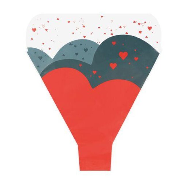 Flower Sleeve “Sweet” | Colour: Transparent | Height 50 centimetres | Length 35 centimetres | Width 10 centimetres | Per 50 sleeves