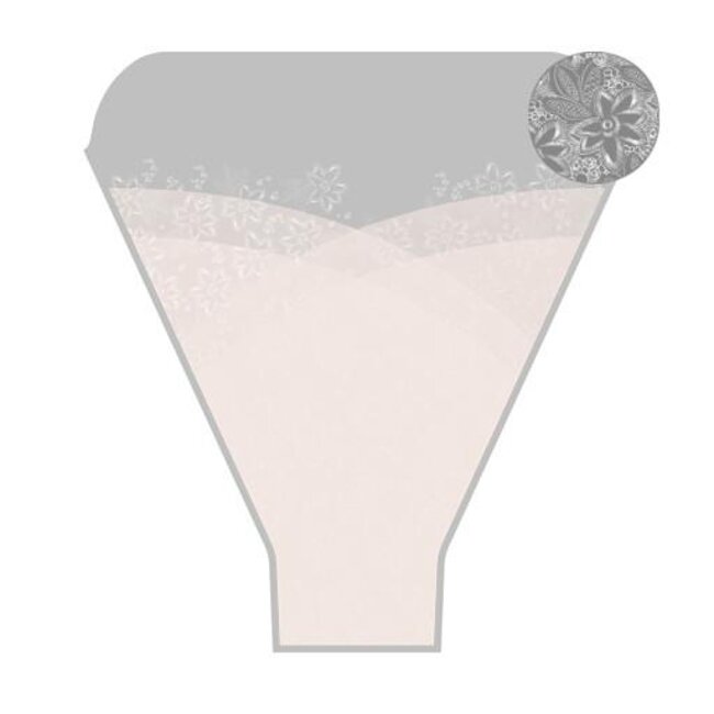 Alba Covers | Colour: Cream | Length 50 centimetres | Width 40 centimetres | Height 12 centimetres | Per 50 covers