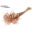 Dried Palm Leaf Vein | Curly Ting Ting | Colour: Copper | Dried Decoration | Length ± 70 centimetres | 3 veins per stem | Per 33 stems