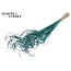 Dried Palm Leaf Vein | Curly Ting Ting | Colour: Turquoise | Dried Decoration | Length ± 70 centimetres | Per 100 stems