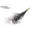 Dried Palm Leaf Vein | Curly Ting Ting | Colour: Black | Dried Decoration | Length ± 70 centimetres | Per 100 stems