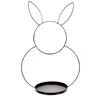 4A Rabbit with Bowl | Colour: Black | Width 43 centimetres | Height 65 centimetres | Per piece