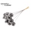 Pine cone on stick | Colour: Silver-coloured | Pine cone diameter 5 - 7 centimetres | Length ± 50 centimetres | Per 10 picks