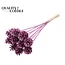 Pine cone on stick | Colour: Metallic Pink with Glitter | Pine cone diameter 5 - 7 centimetres | Length ± 50 centimetres | Per 10 picks