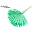 Gedroogd Palmblad in Waaiervorm | Kleur: Intens Mintgroen | Palm Sun Droogbloemen | Lengte ± 50 centimeter | Per 10 takken