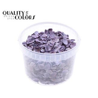 QC North Sea Shells in a reusable bucket | Colour: Frosted Milka Purple | Bucket contents 3 litres | Per bucket