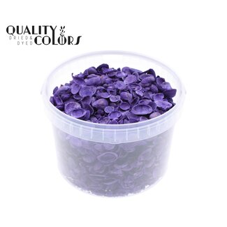 QC North Sea Shells in a reusable bucket | Colour: Purple | Bucket content 3 litres | Per bucket