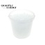 Hydrogel pearls in reusable bucket | Colour: Transparent | Diameter 2.5 - 3 millimetres | Bucket content 10 litres | Per bucket