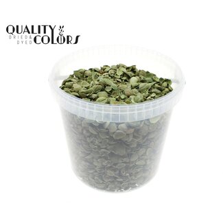 QC North Sea Shells in Reusable Bucket | Colour: Light Green | Bucket Capacity 10 Litres | Per Bucket