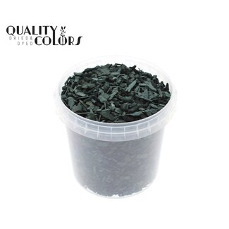 QC Wood chips in reusable bucket | Colour: Black | Length 5 - 8 millimetres | Bucket content 1 litre | Per 6 buckets