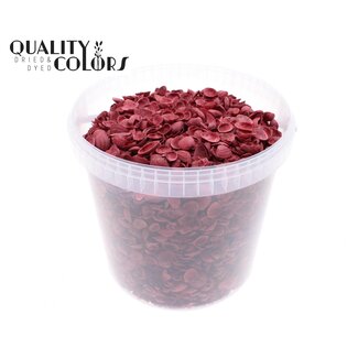 QC North Sea Shells in reusable bucket | Colour: Red | Bucket capacity 10 litres | Per bucket