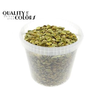 QC North Sea Shells in Reusable Bucket | Colour: Yellow | Bucket Content 10 Litres | Per Bucket