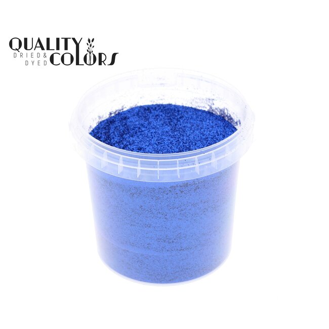 Glitter in reusable bucket "Navy Blue" | Colour: Navy Blue | Bucket content 400 grams | Per bucket