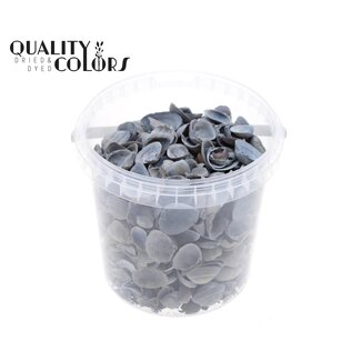 QC North Sea Shells in a reusable bucket | Colour: Frosted Blue | Bucket content 1 litre | Per 6 buckets