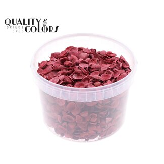 QC North Sea Shells in a reusable bucket | Colour: Red | Bucket contents 3 litres | Per bucket
