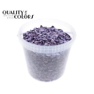 QC North Sea Shells in reusable bucket | Colour: Frosted Milka Purple | Bucket contents 10 litres | Per bucket