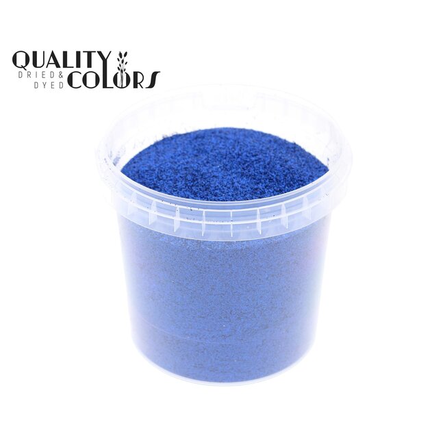 Glitter in herbruikbare emmer "Laser Blue" | Kleur: Blauw | Inhoud emmer 400 gram | Per emmertje