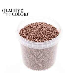 QC Fine Stones in Reusable Bucket | Colour: Copper | Diameter 4 - 6 millimetres | Bucket Capacity 1 litre | Per 6 Buckets