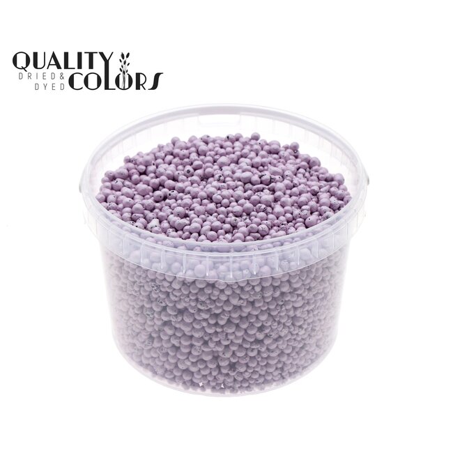 Terracotta Balletjes in herbruikbare emmer | Kleur: Roze | Diameter 4 - 8 millimeter | Inhoud emmertje 3 liter | Per emmertje