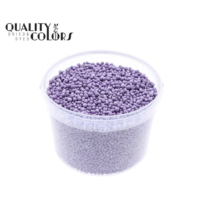 Terracotta Balls in Reusable Bucket | Colour: Lilac | Diameter 4 - 8 millimetres | Bucket Content 3 Litres | Per Bucket