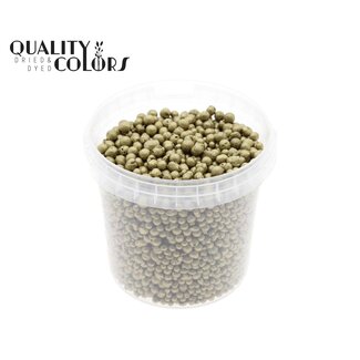 QC Terracotta Balls in reusable bucket | Colour: Gold-coloured | Diameter 4 - 8 millimetres | Bucket content 1 litre | Per 6 buckets