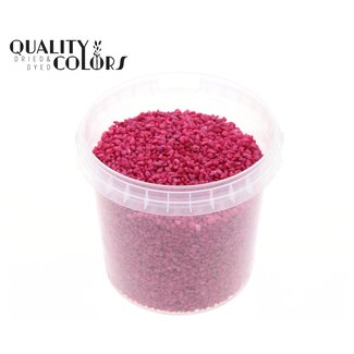 QC Fine Stones in Reusable Bucket | Colour: Cherry-Coloured | Diameter 4 - 6 millimetres | Bucket Content 1 Litre | Per 6 Buckets