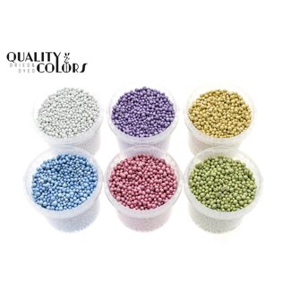 QC Terracotta Balls in Reusable Bucket | Colour: Mixed Colours | Diameter 4 - 8 millimetres | Bucket Contents 1 litre | Per 6 buckets