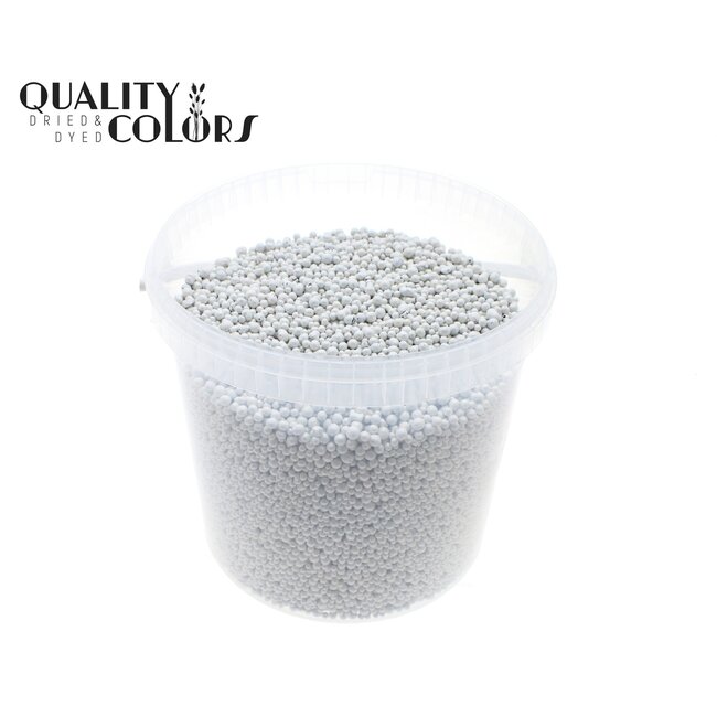 Terracotta Balls in reusable bucket | Colour: White | Diameter 4 - 8 millimetres | Bucket content 10 litres | Per bucket