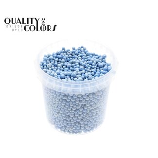 QC Terracotta Balls in reusable bucket | Colour: Light Blue | Diameter 4 - 8 millimetres | Bucket contents 1 litre | Per 6 buckets