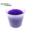 Hydrogel beads in reusable bucket | Colour: Purple | Diameter 2.5 - 3 millimetres | Bucket contents 10 litres | Per bucket