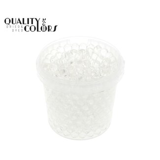 QC Hydrogelparels in herbruikbare emmer | Kleur: Transparant | Diameter 2.5 - 3 millimeter | Inhoud emmertje 1 liter | Per 6 emmertjes