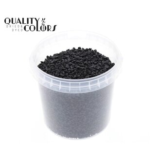 QC Fine Stones in Reusable Bucket | Colour: Black | Diameter 4 - 6 millimetres | Bucket Content 1 litre | Per 6 buckets