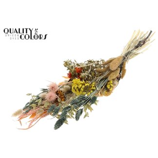 QC Flat Bouquet Dried Flowers “Floral” | Colour: Natural Mixed Colours | Size: Large | Length ± 70 centimetres | Per 5 bouquets